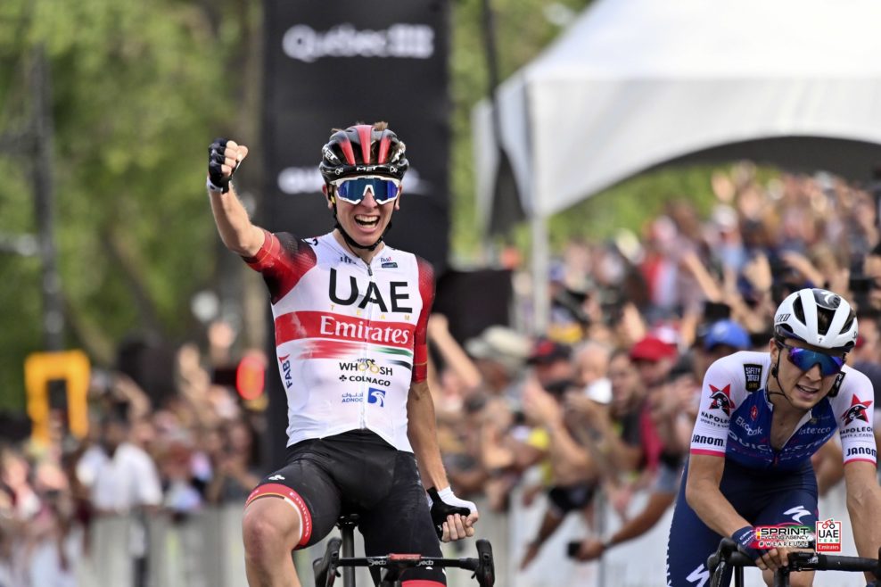  Tadej Pogačar pre&scaron;printoval Wouta van Aerta a vyhral Grand Prix Cycliste de Montr&eacute;al