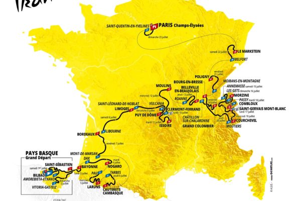Trasa Tour de France 2023 má hornatý profil, iba 22 km časovky a štyri ciele na vrchole stúpaní