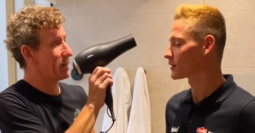 Mathieu van der Poel si omylom zafarbil vlasy na blond (+video)