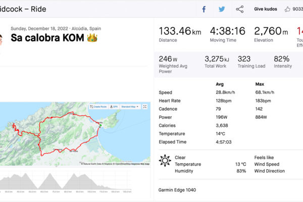 Tom Pidcock prekonal KOM na legendárnom stúpaní Sa Calobra o necelé 2 minúty