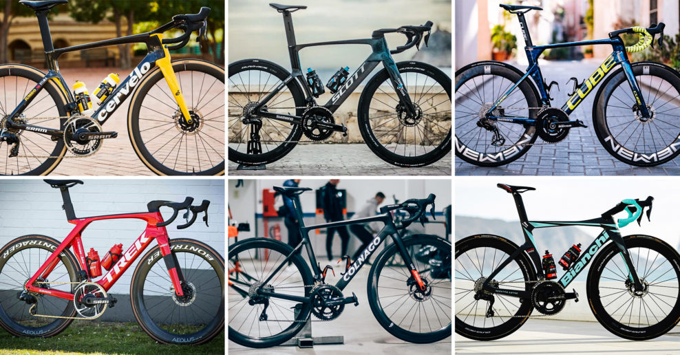 Toto s&uacute; v&scaron;etky bicykle a kompletn&aacute; v&yacute;bava t&iacute;mov WorldTour v sez&oacute;ne 2023