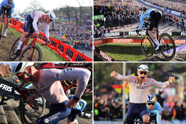  Fotogaléria: Najlepšie momenty zo súbojov Mathieu van der Poela a Van Aerta na Majstrovstvách sveta v cyklokrose 2023