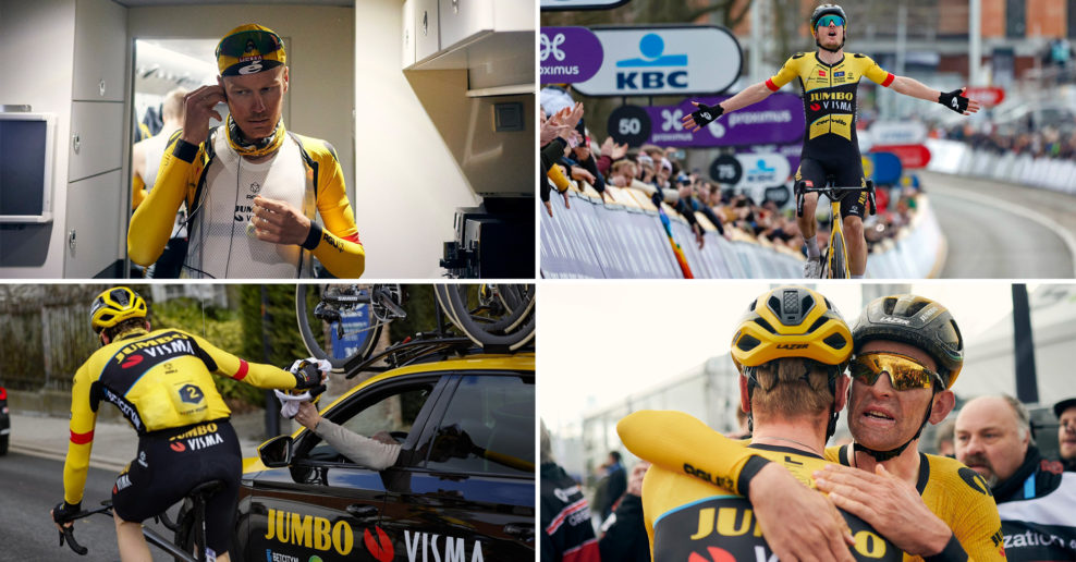  Fotogaléria: Tím Jumbo-Visma na klasikách Omloop Het Nieuwsblad a Kuurne-Brusel-Kuurne 2023