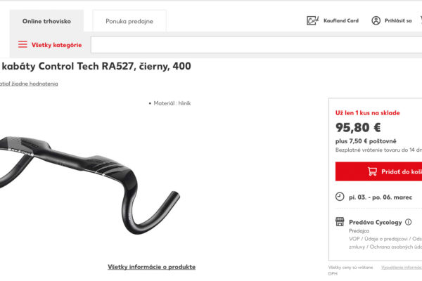 Kaufland má v ponuke špeciálny „vešiak na kabáty“ Control Tech
