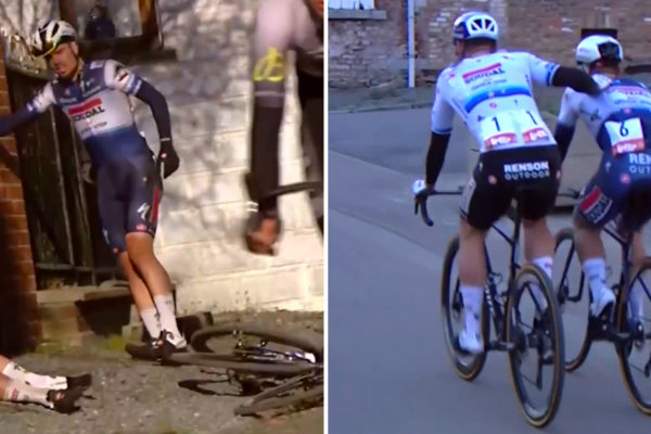 Martin Svrček a Fabio Jakobsen spolu nepríjemne spadli na pretekoch Le Samyn (+video)