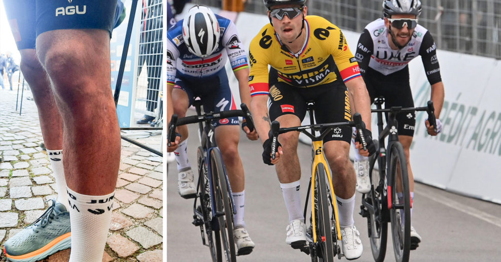 Ani chlpaté nohy nezastavili Primoža Rogliča od výhry etapy na Tirreno-Adriatico