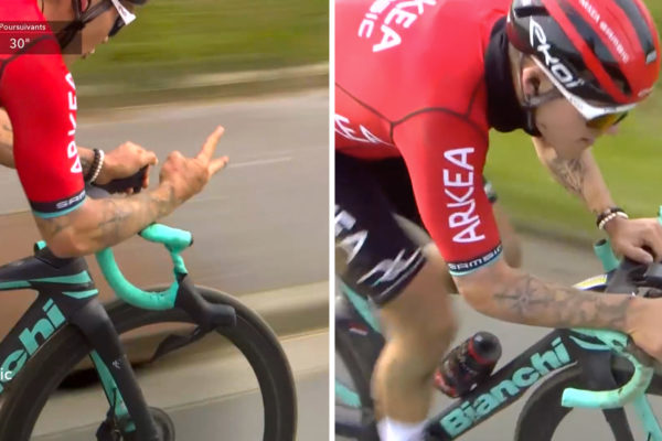 Hugo Hofstetter až dvakrát zlomil riadidlá na novom Bianchi počas pretekov GP Denain (+video)