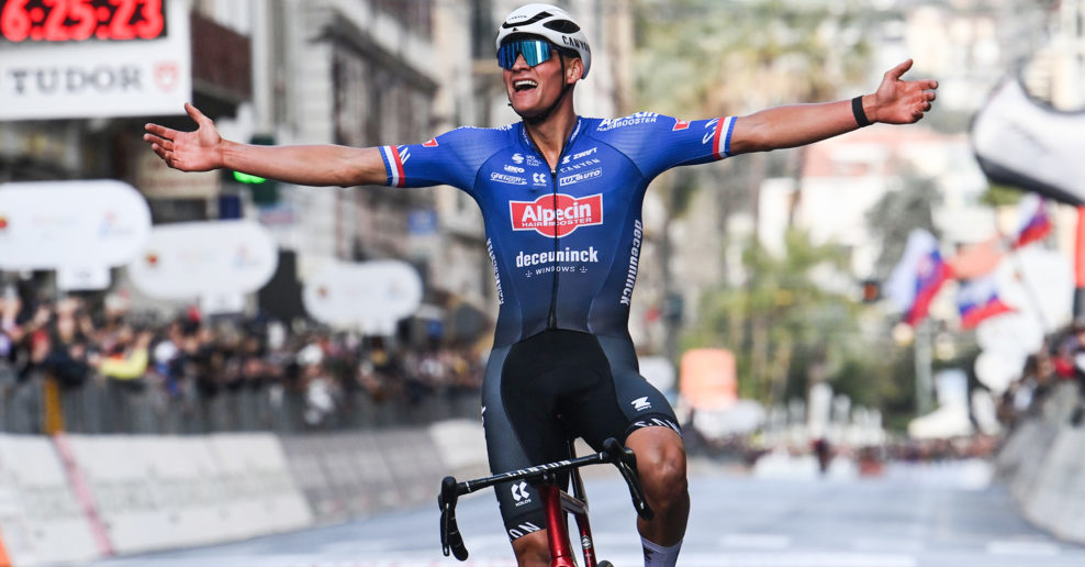 &bdquo;Aby som porazil Pogačara, mus&iacute;m &iacute;sť na 110 %,&ldquo; hovor&iacute; Mathieu van der Poel pred &scaron;tartom na Mil&aacute;no-San Remo