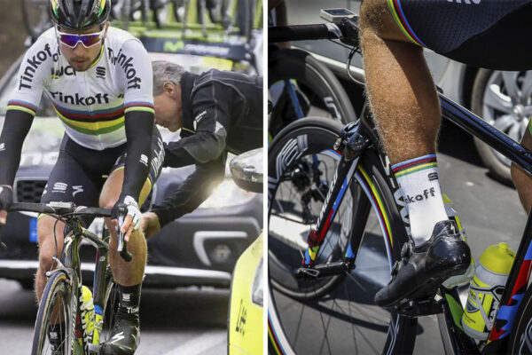 Spomeňme si na legendárne chlpaté nohy Petra Sagana v kombinácii s dúhovým dresom majstra sveta