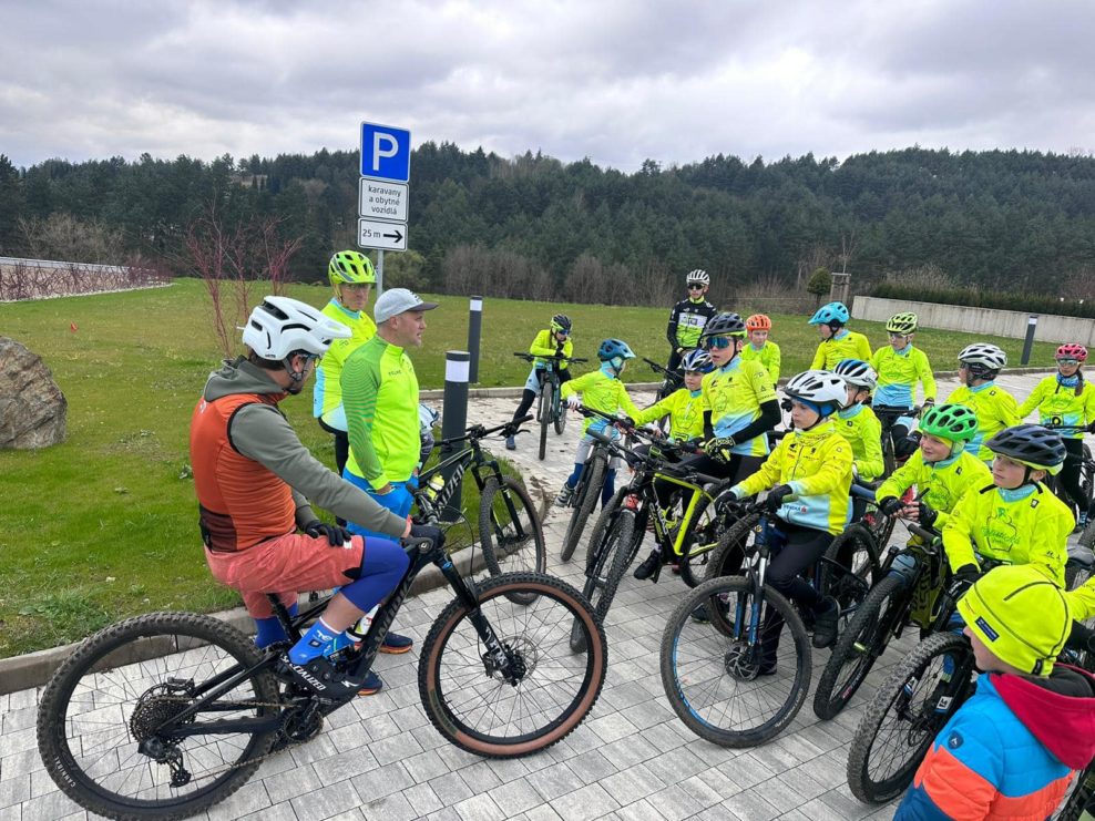 Peter Sagan trénoval v Žiline s mladými cyklistami