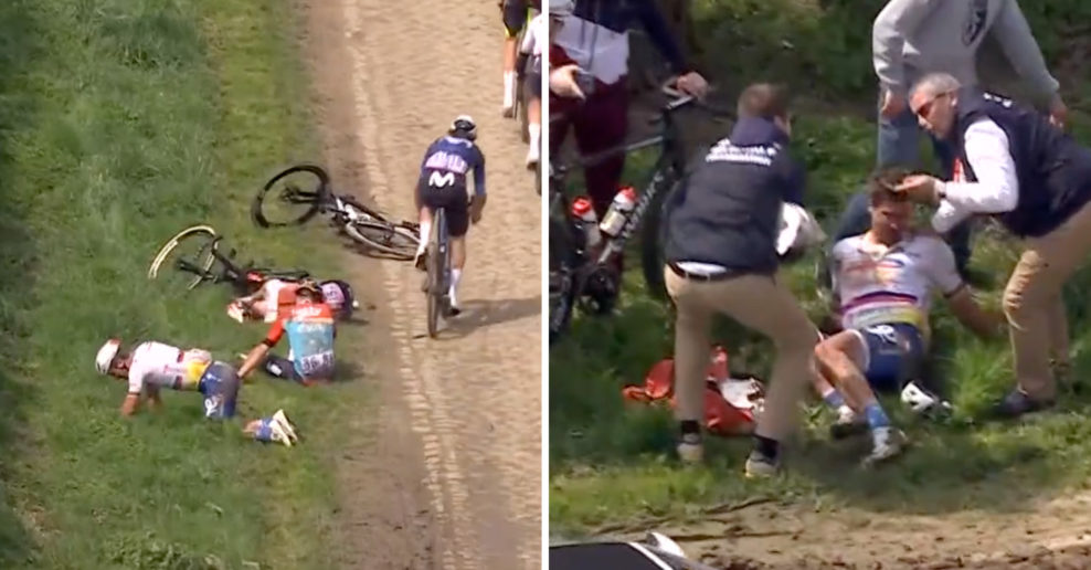 Peter Sagan odstúpil z Paríž-Roubaix po nepríjemnom páde na dlažobných kockách (+video)