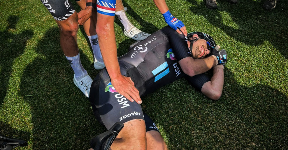 Po strete s Van der Poelom skončil Degenkolb na zemi a prišiel o možnosť opäť bojovať o titul Paríž-Roubaix