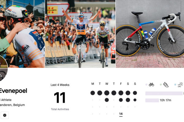 Remco Evenepoel nasleduje Van der Poela a prestal zverejňovať svoje jazdy na Strave