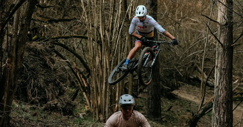 Fotogaléria: Peter Sagan sa bol povoziť na horskom bicykli na žilinských trailoch OKӨ Trails