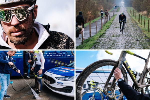 Fotogaléria: Tréning tímu Intermarché-Circus-Wanty pred Paríž-Roubaix 2023
