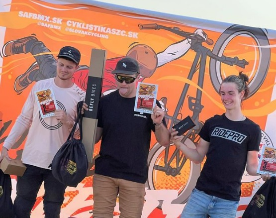 Martin Matejovie vyhral prvé kolo slovenského pohára freestyle v disciplíne dirt MTB