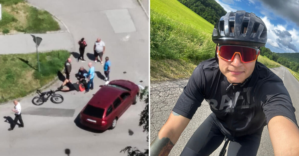 Slovenský cyklista nám porozprával, ako mu vodič nedal prednosť, zrazil ho a utrpel vážne zranenie
