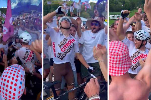 Video: Benoit Cosnefroy si užíva neuveriteľnú atmosféru medzi fanúšikmi na Tour de France
