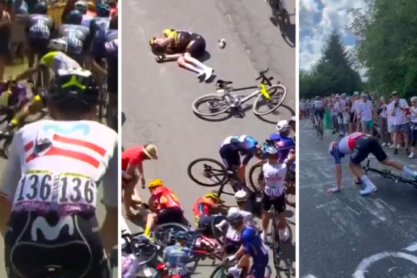 Video: Tri pády a jedno zaucho, ktoré spôsobila nezodpovednosť fanúšikov na Tour de France