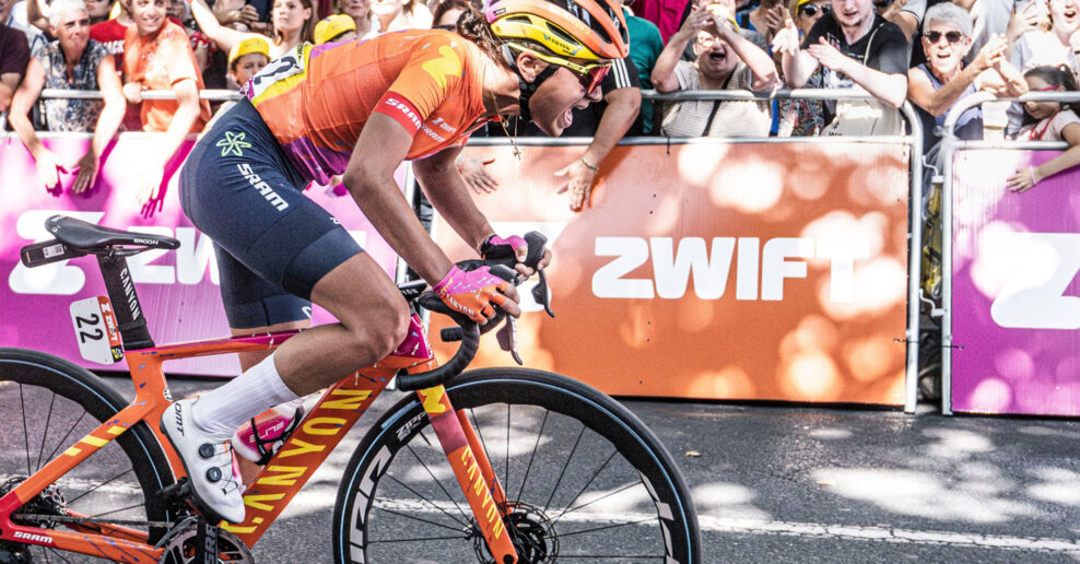 Ricarda Bauernfeind predviedla krásne 36 km víťazné sólo v piatej etape Tour de France Femmes 2023