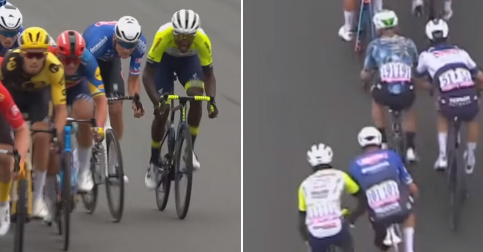 Mathieu van der Poela potrestali rozhodcovia za súboj s Girmayom v šprinte na Tour de France