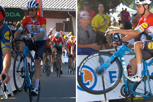 Video: Alex Kirsch potešil fanúšikov na Tour de France jazdou po zadnom kolese