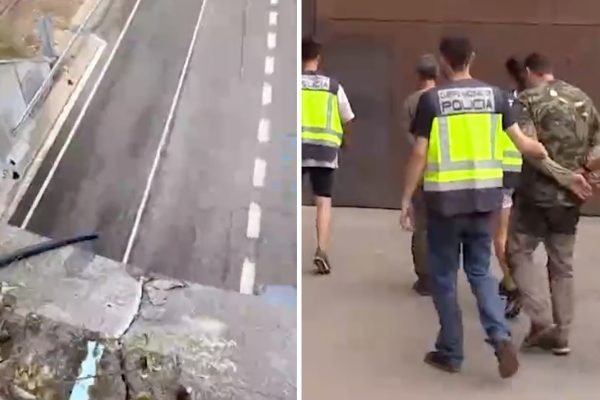Španielska polícia zatkla štyroch mužov, ktorí chceli sabotovať Vueltu so 400 litrami oleja (+video)
