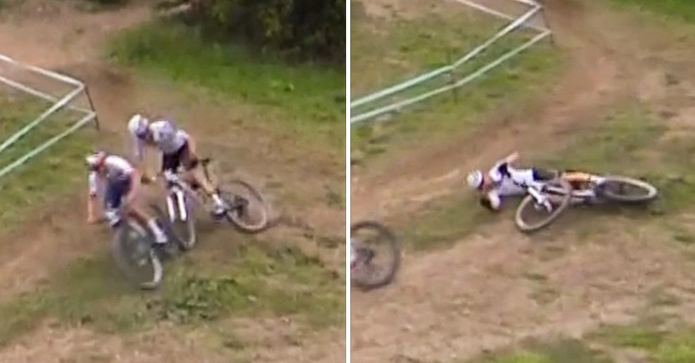 Nemeck&yacute; cyklista mohol z&iacute;skať bronz v XCC, Tom Pidcock ho v&scaron;ak tesne pred cieľom vytlačil a zhodil (+video)