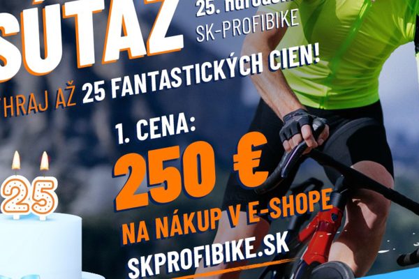 Zapojte sa do súťaže o nákup v Sk-Profi Bike v hodnote 250 eur