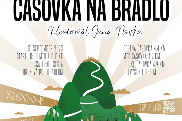 Pozvánka: Staň sa aj ty súčasťou Časovky na Bradlo 2023