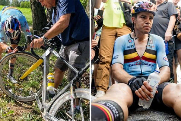 Wout van Aert bol rýchlejší ako Mohorič, ale Majstrovstvá sveta v graveli aj tak nevyhral