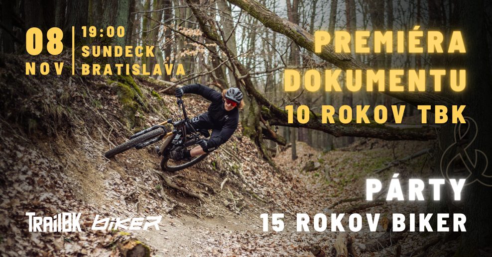Pozývame vás na premiéru dokumentu 10 rokov TBK a oslavu 15. narodenín magazínu Biker