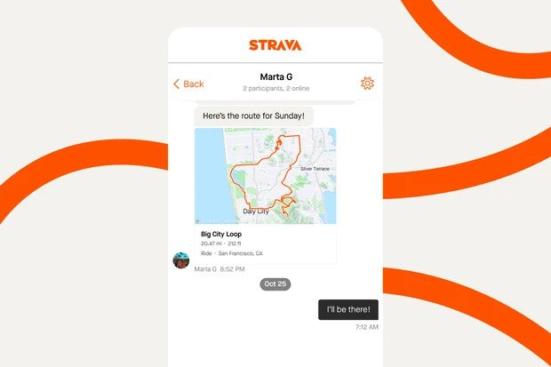 Aplikácia Strava umožnila po novom posielanie priamych aj skupinových správ