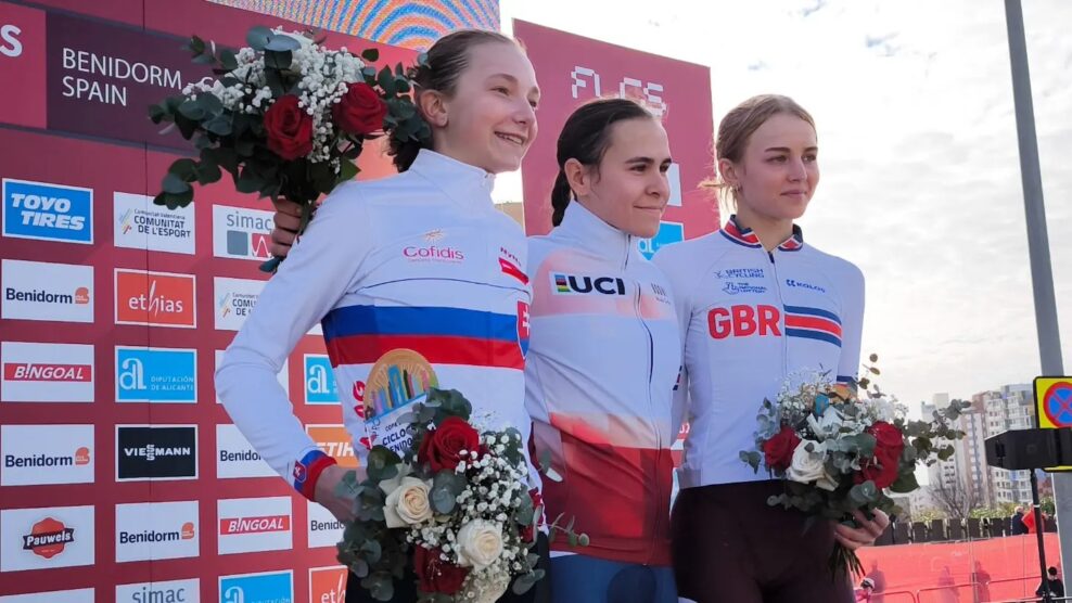 Viktória Chladoňová skončila po skvelom výkone druhá na Svetovom pohári v cyklokrose v Benidorme