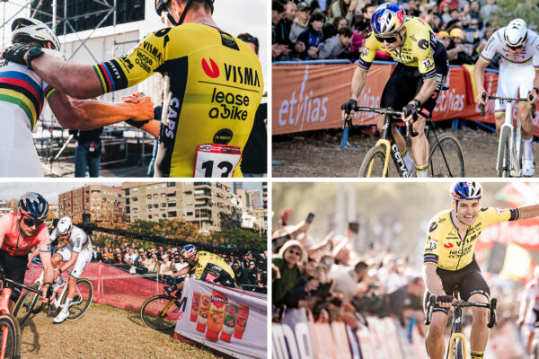  Fotogaléria: Ako sa Wout van Aert konečne dočkal a porazil v cyklokrose Mathieu van der Poela