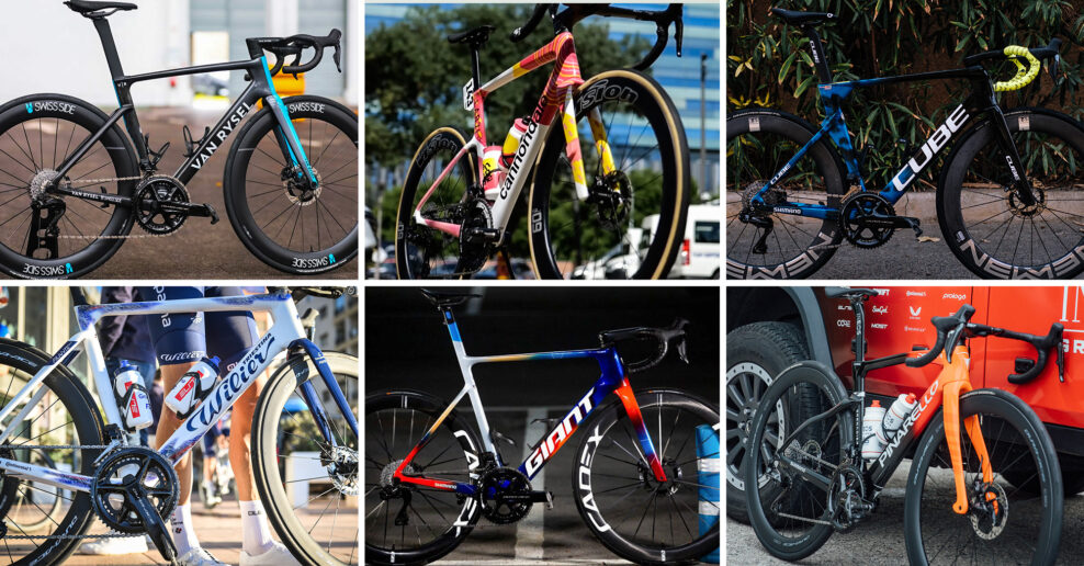Toto s&uacute; v&scaron;etky bicykle a kompletn&aacute; v&yacute;bava t&iacute;mov WorldTour v sez&oacute;ne 2024 (detaily, foto, &scaron;pecifik&aacute;cie)