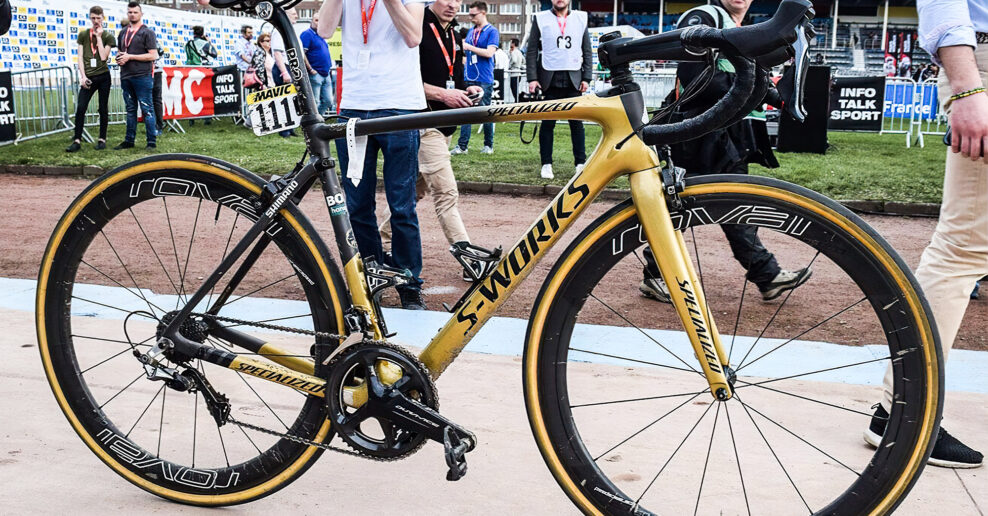 Legendárne bicykle Petra Sagana: Zlatý S-Works Roubaix, na ktorom vyhral Paríž-Roubaix 2018
