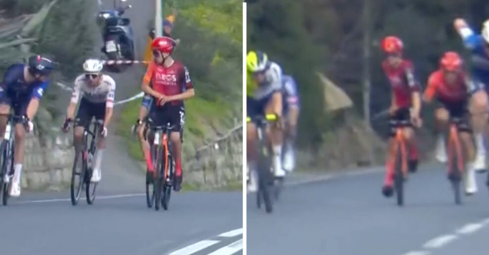 Video: Tom Pidcock sa vymočil priamo v pelotóne, len pár kilometrov pred cieľom Miláno-San Remo