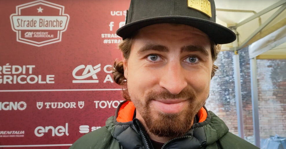 Peter Sagan sa prišiel pozrieť na Strade Bianche. V rozhovore hovorí aj o svojom zdravotnom stave