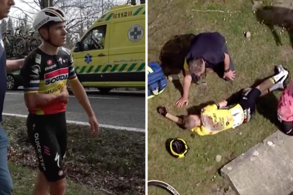 Video: Pri hrozivom páde v Baskicku utrpeli zranenia Vingegaard, Evenepoel, Roglič a mnoho ďalších