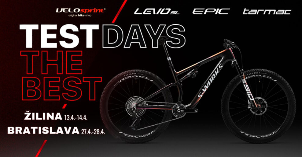 Specialized Test Days, Žilina: Príďte si vyskúšať najnovšie bicykle od Specializedu