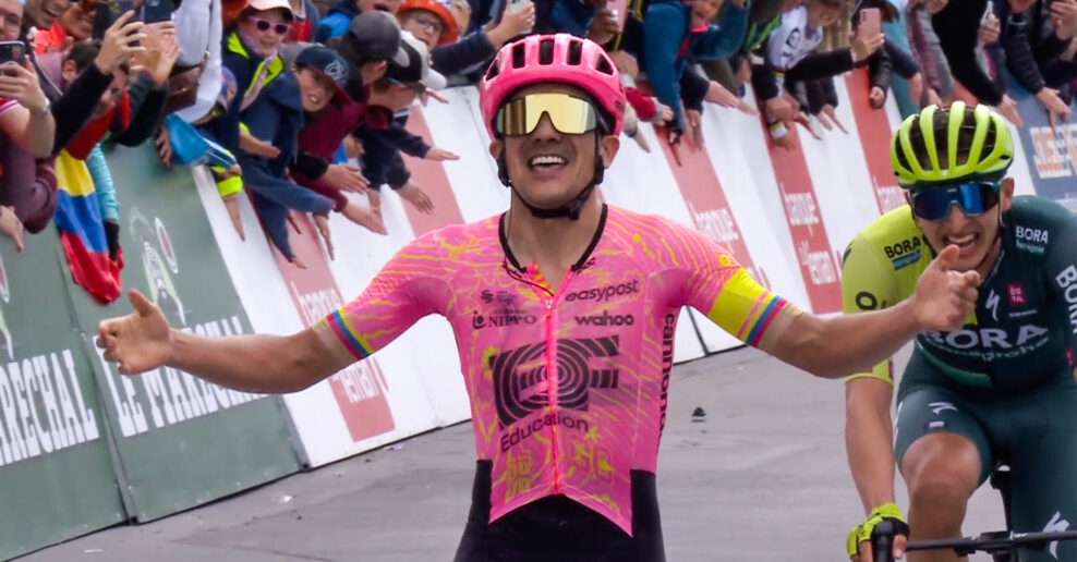 Carapaz vyhral kráľovskú etapu Okolo Romandie, skvelý výkon predviedol aj Egan Bernal