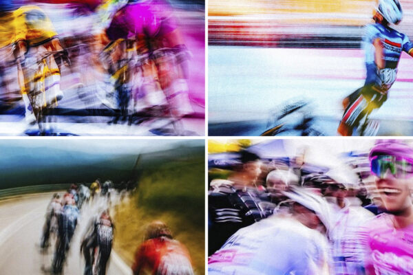  Zranený fotograf fotí televízny prenos z Giro d’Italia a vytvára skvelé umelecké fotografie