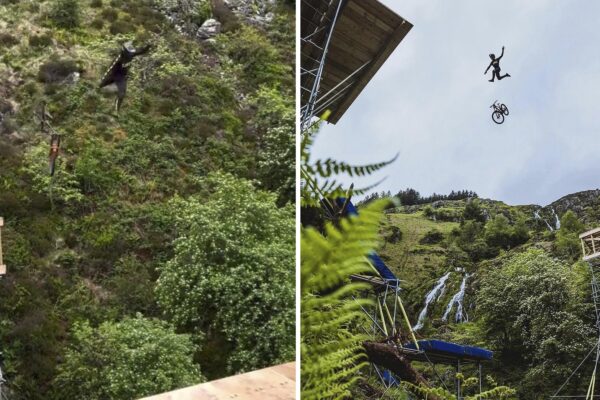 Video: Po hrozivom páde 22-ročného Brita vyradili obrovský skok z trate Red Bull Hard Line