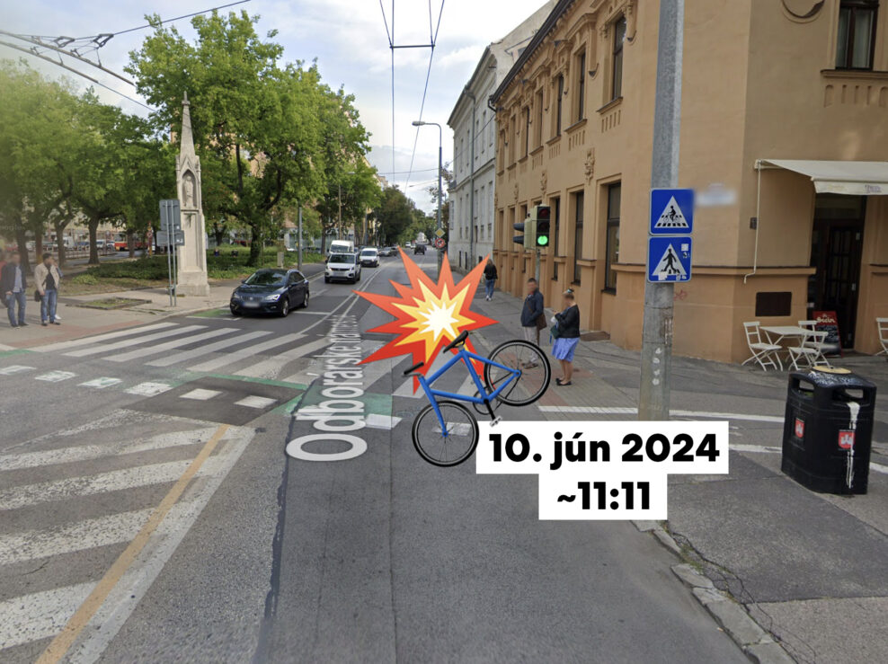 Jožo Ráž zrazil v Bratislave cyklistu a odišiel z miesta nehody, akoby sa nič nestalo