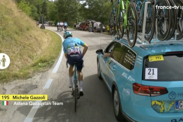 Michele Gazzoli je prvý jazdec, ktorý odstúpil z Tour de France