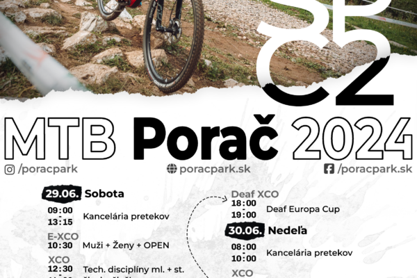 Pozvánka: Slovenský pohár v horskej cyklistike pokračuje v Poráči pri Spišskej Novej Vsi