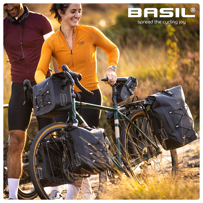 Basil Navigator Storm je kolekcia pre va&scaron;e bikepackingov&eacute; v&yacute;jazdy