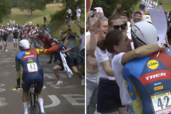 Julien Bernard dostal od UCI pokutu na Tour de France za „poškodenie imidžu“ cyklistiky – pobozkal manželku a kýval fanúšikom