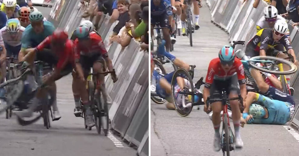 Maxim Van Gils dostal vysokú pokutu za spôsobenie hromadného pádu v šprinte 13. etapy Tour de France